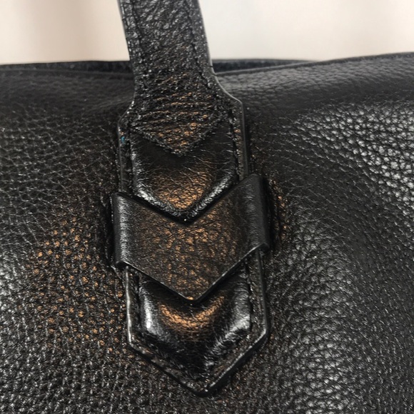 Rebecca Minkoff Leather and Canvas Tote Black - Picture 5 of 8
